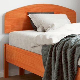 Wezgłowie łóżka, woskowy brąz, 75 cm, lite drewno sosnowe