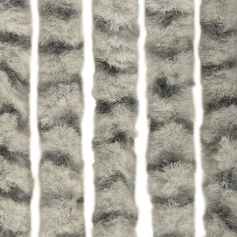 Zasłona przeciwko owadom, jasnoszaro-ciemnoszara, 56x200 cm
