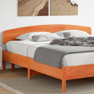 Wezgłowie do łóżka, woskowy brąz, 200 cm, lite drewno sosnowe
