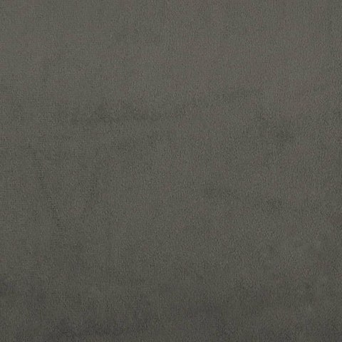 Zagłówek uszak, ciemnoszary, 183x23x78/88 cm, aksamitny