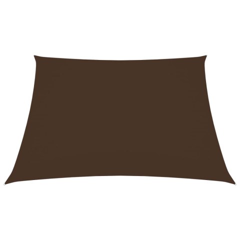 Żagiel ogrodowy, tkanina Oxford, kwadratowy, 7x7 m, brązowy