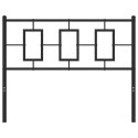  Metalowe wezgłowie, czarne, 107 cm