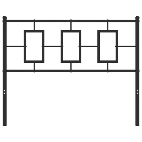  Metalowe wezgłowie, czarne, 107 cm