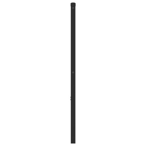  Metalowe wezgłowie, czarne, 135 cm
