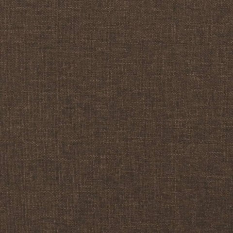  Rama łóżka, ciemnobrązowa, 200x200 cm, obita tkaniną