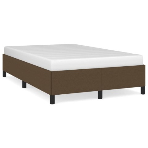  Rama łóżka, ciemnobrązowa, 120x190 cm, obita tkaniną
