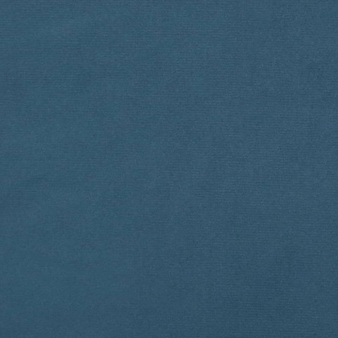  Zagłówki, 4 szt., ciemnoniebieskie, 72x5x78/88 cm, aksamit