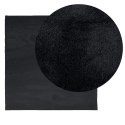 Dywan OVIEDO z krótkim włosiem, czarny, 160x160 cm