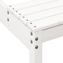  Stół piknikowy, biały, 160x134x75 cm, lite drewno sosnowe