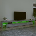  Szafka pod TV z oświetleniem LED szary dąb sonoma 290x36,5x40cm