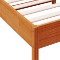  Rama łóżka, woskowy brąz, 90x200 cm, lite drewno sosnowe