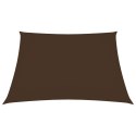  Żagiel ogrodowy, tkanina Oxford, kwadratowy, 5x5 m, brązowy