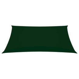  Prostokątny żagiel ogrodowy z tkaniny Oxford, 6x7 m, zielony