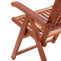  Składane krzesła ogrodowe, 4 szt., lite drewno akacjowe
