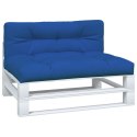  Poduszki na sofę z palet, 2 szt., kobaltowe, tkanina