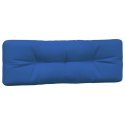  Poduszki na sofę z palet, 2 szt., kobaltowe, tkanina