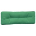  Poduszki na sofę z palet, 2 szt., zielone, tkanina