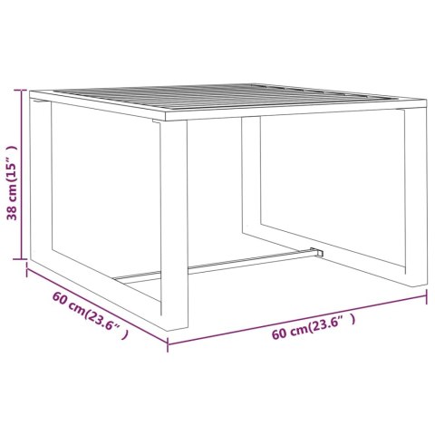  11-cz. zestaw mebli ogrodowych, poduszki, aluminium, antracyt