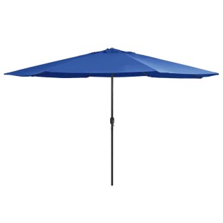  Parasol ogrodowy na metalowym słupku, 400 cm, lazurowy