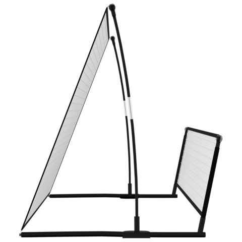  Rebounder do piłki nożnej 2-w-1, 202x104x120 cm, stal