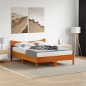  Rama łóżka, woskowy brąz, 120x200 cm, lite drewno sosnowe