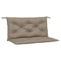  Poduszki na ławkę ogrodową, 2 szt., taupe, tkanina Oxford
