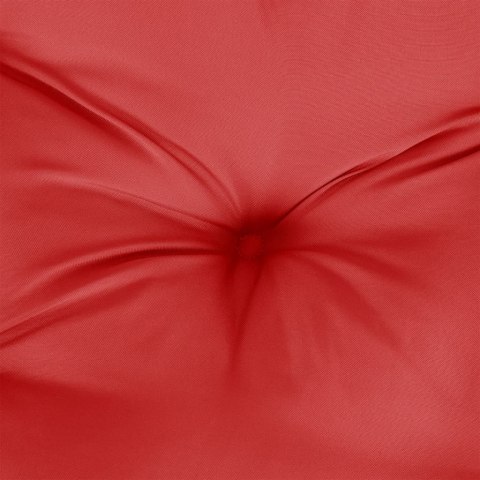  Poduszka na ławkę ogrodową, czerwona, 120x50x7 cm, tkanina