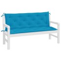  Poduszki na ławkę ogrodową, 2 szt., niebieska, tkanina Oxford