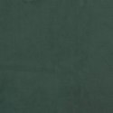  Zagłówek uszak, ciemnozielony, 203x16x118/128 cm, aksamit