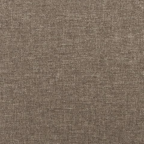  Łóżko kontynentalne z materacem, taupe, tkanina, 200x200 cm