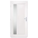  Drzwi wejściowe, białe, 98x208 cm, PVC