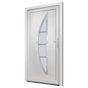  Drzwi zewnętrzne, białe, 98x190 cm, PVC