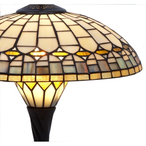 Lampa stołowa Viro Quarz Bursztyn Cynk 60 W 40 x 56 x 40 cm