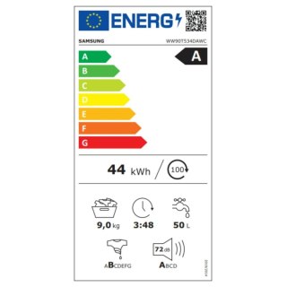 Pralka Samsung WW90T534DAWCS3 60 cm 1400 rpm 9 kg