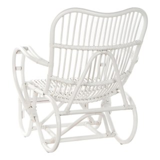 Fotel DKD Home Decor 75 x 85 x 85 cm Biały Rattan