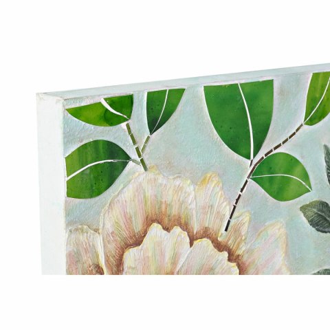 Płótno DKD Home Decor Wielokolorowy Kvety 80 x 4 x 120 cm (1 Sztuk)