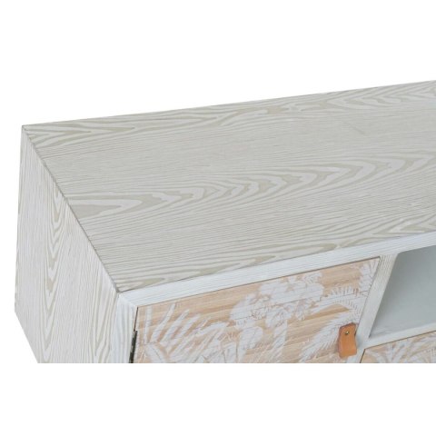 MebleTV DKD Home Decor Biały Drewno Bambus (140 x 40 x 51 cm)