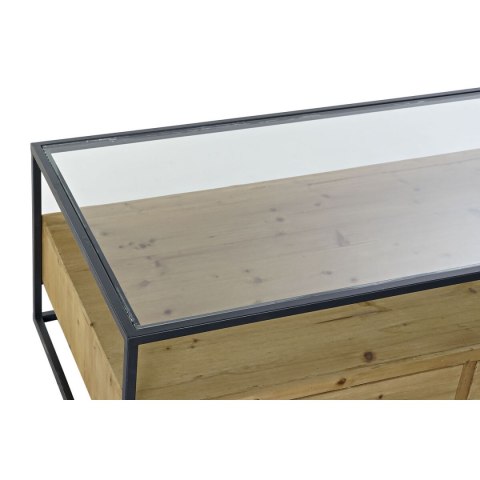 Stolik DKD Home Decor Metal Szkło Jodła (120 x 60 x 40 cm)