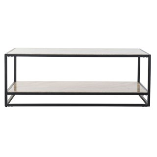 Stolik DKD Home Decor Stal Srebro Drewno MDF (120 x 60 x 45 cm)