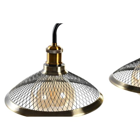 Lampa Sufitowa DKD Home Decor 100 x 29 x 22 cm Czarny Złoty Metal 50 W