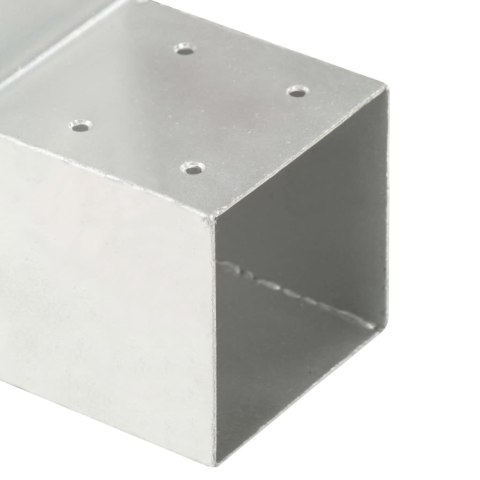  Łącznik do słupków w kształcie L, galwanizowany metal, 71x71 mm