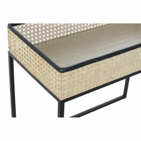 Komplet 2 Stolików DKD Home Decor Metal Rattan (60 x 30 x 50 cm)