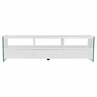 MebleTV DKD Home Decor Biały Szkło MDF (160 x 45 x 40 cm)