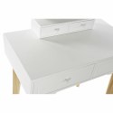 Toaletka DKD Home Decor Biały Naturalny Lustro Drewno MDF 75 x 40 x 129 cm