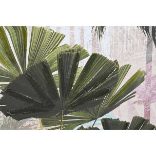Obraz DKD Home Decor 103 x 4,5 x 143 cm 104 x 4,5 x 143,5 cm Palmy Tropikalny (2 Sztuk)