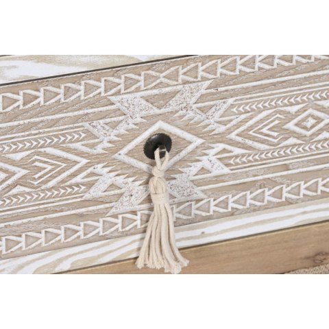 Stolik Nocny DKD Home Decor Jodła Bawełna (48 x 35 x 72 cm)