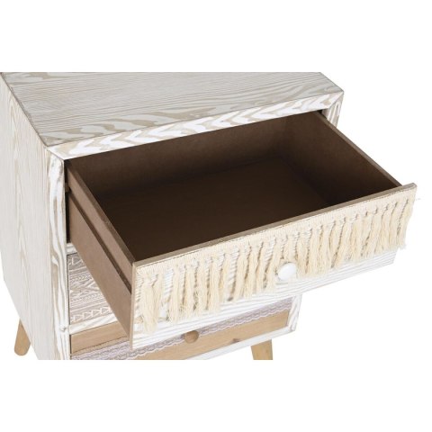 Stolik Nocny DKD Home Decor Jodła Bawełna (48 x 35 x 72 cm)