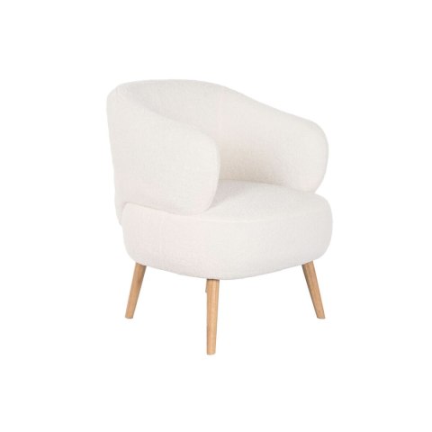 Krzesło DKD Home Decor Biały Naturalny Drewno 70 x 70 x 80 cm
