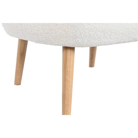Krzesło DKD Home Decor Biały Naturalny Drewno 70 x 70 x 80 cm