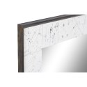 Lustro ścienne DKD Home Decor 130 x 4 x 70 cm Szkło Biały Drewno mango Nowoczesny